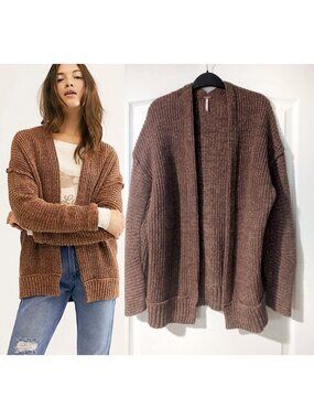 Free People | High Hopes Cardigan In Mariposa Brown